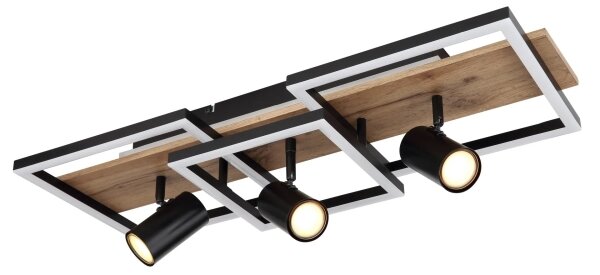 Globo 67305D2 - LED таванно осветително тяло KASSU LED/48W/230V + 3xGU10/5W 3000K 27x72 cm