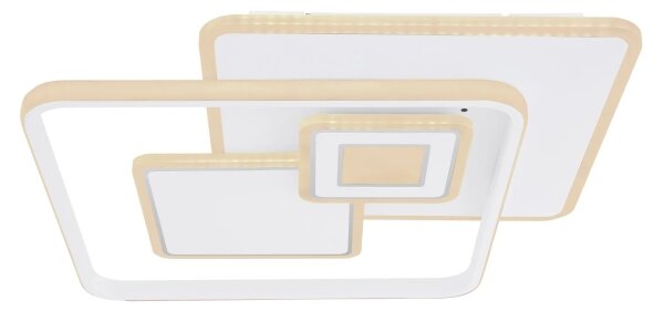 Globo 48441-50SH - LED димируемо таванно осветително тяло RODERICK 50W/230V 50,3x50,3 cm+ДУ
