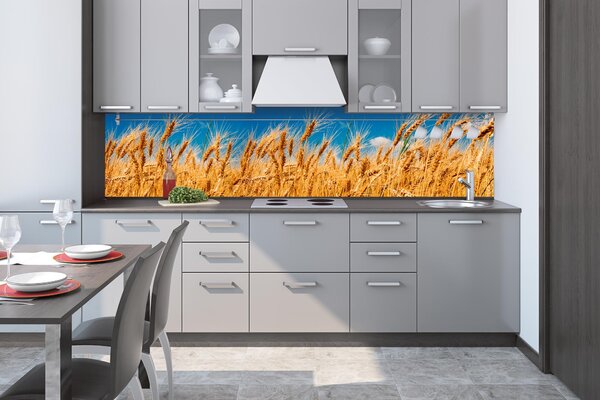 Фототапет за кухня - пшенично поле 260 x 60 см