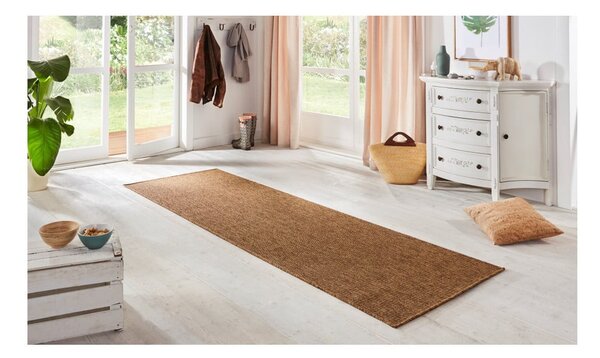 Кафяв килим за открито и закрито 80x150 cm Nature – Hanse Home