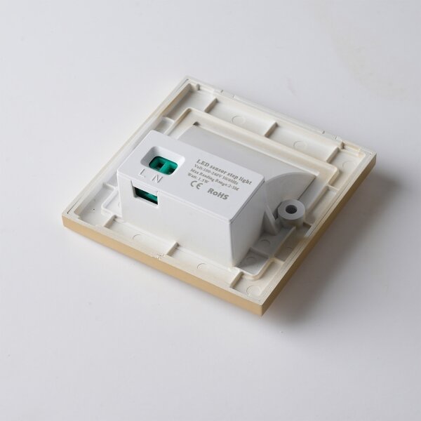 Brilagi - LED осветително тяло за стълби със сензор STEP LIGHT LED/1,5W/230V IP44 златисто