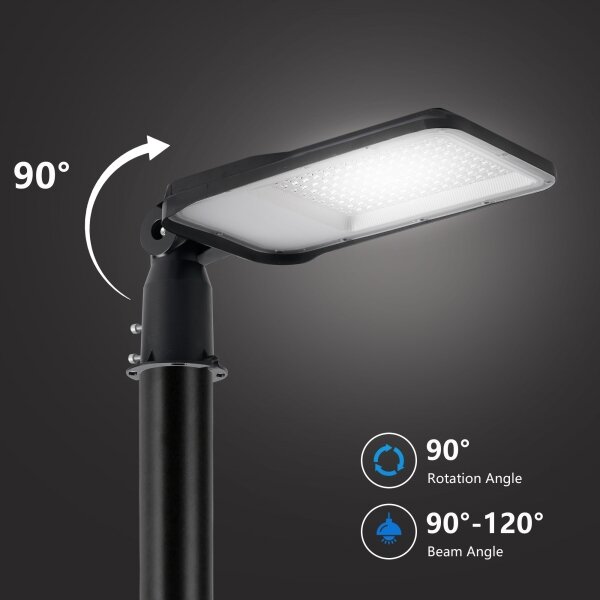 Brilagi-LED Външна лампа със стълб и 3-метров кабел URBANLIGHT LED/100W/230V черна IP65