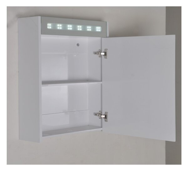 ГОРЕН ШКАФ ЗА БАНЯ ОГЛЕДАЛЕН LED ОСВЕТЛЕНИЕ ICMC 4650 50 CM