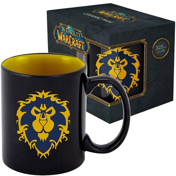 Чаша FSHolding World of Warcraft: Alliance, 325ml, черна