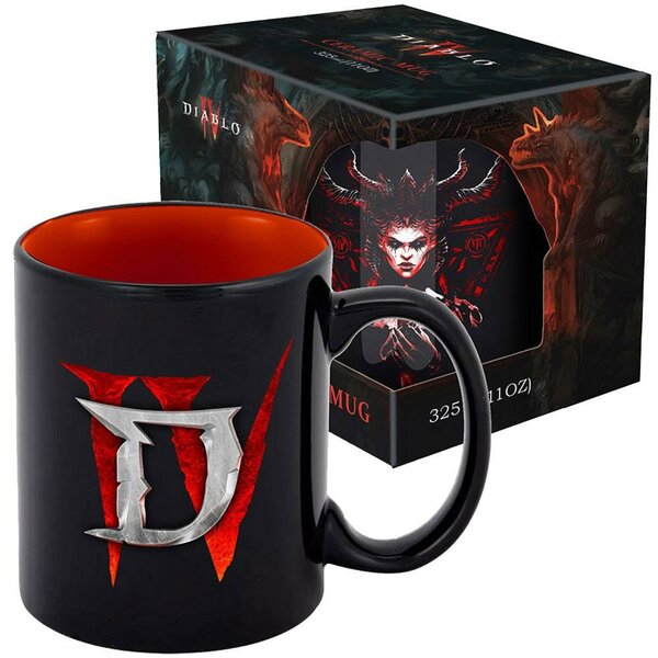 Чаша FSHolding Diablo IV: Lilith - Queen of the Succubi, 325ml, черна