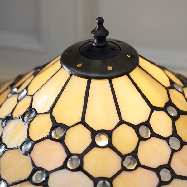 Endon 64301 - Настолна лампа Tiffany PEARL 1xE27/60W/230V, диаметър 37 см