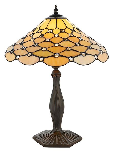 Endon 64301 - Настолна лампа Tiffany PEARL 1xE27/60W/230V, диаметър 37 см
