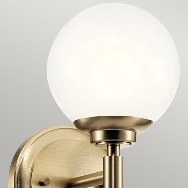 Kichler KL-BENNO1-CPZ - LED Лампа за баня BENNO 1xG9/3W/230V IP44 месинг