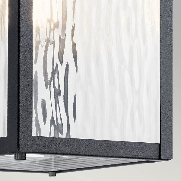 Kichler KL-CAPPANNA-M-BKT - Външно стенно осветително тяло CAPPANNA M 1xE27/60W/230V IP44