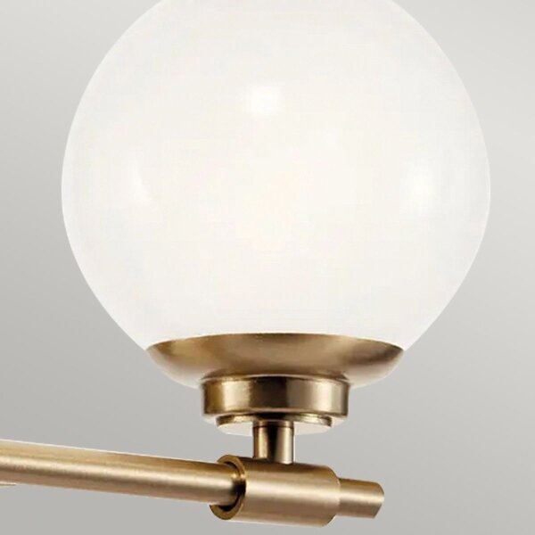Kichler KL-BENNO2-CPZ - LED Лампа за баня BENNO 2xG9/3W/230V IP44 месинг