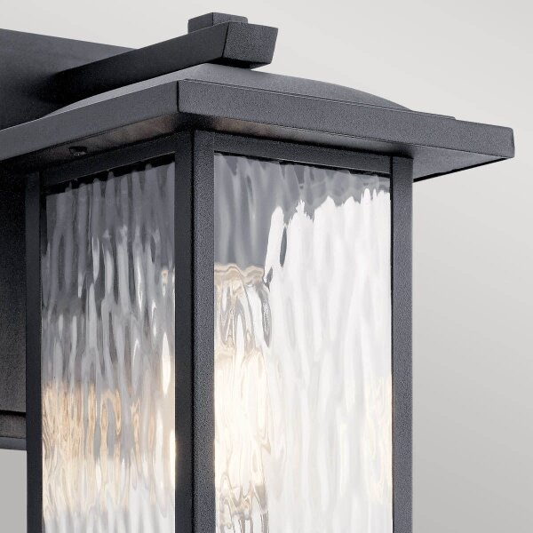 Kichler KL-CAPPANNA-S-BKT - Външно стенно осветително тяло S CAPPANNA 1xE27/60W/230V IP44