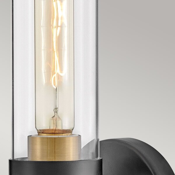 Hinkley HK-ELLISON1-BK-HB -Лампа за баня ELLISON 1xE27/40W/230V IP44 златист