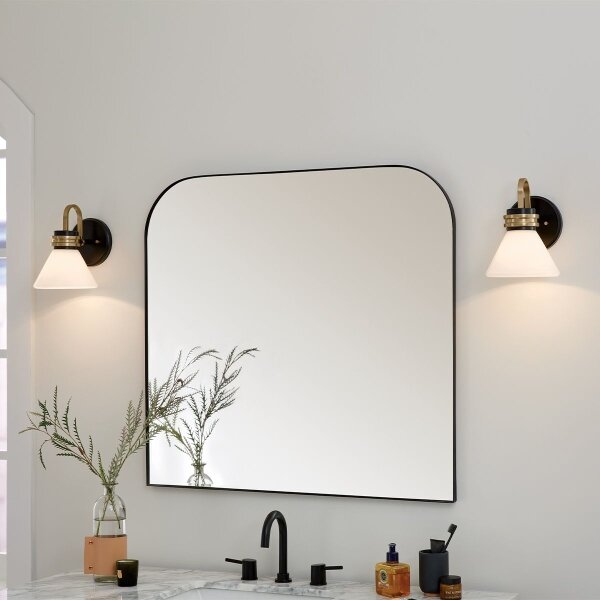 Kichler KL-FARUM1-BK - LED Лампа за баня FARUM 1xG9/3W/230V черен/месинг
