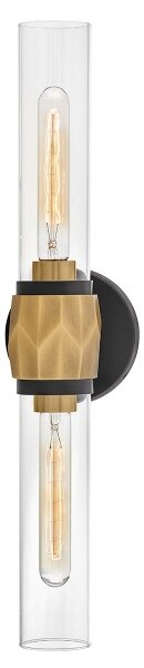 Hinkley HK-ELLISON2-BK-HB -Лампа за баня ELLISON 2xE27/40W/230V IP44 златист