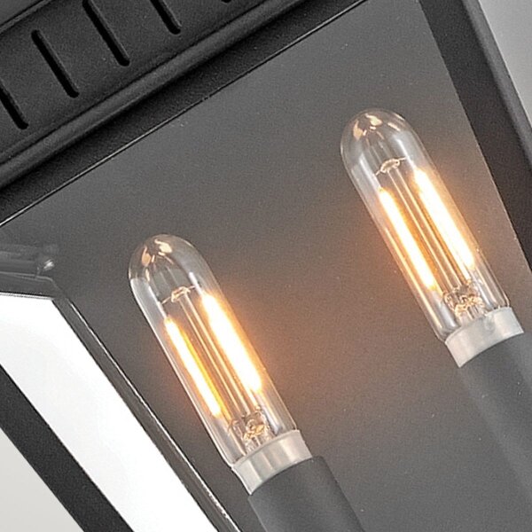 Hinkley HK-CHAPEL-HILL7-MB - Екстериорна лампа CHAPEL HILL 2xE14/40W/230V IP44