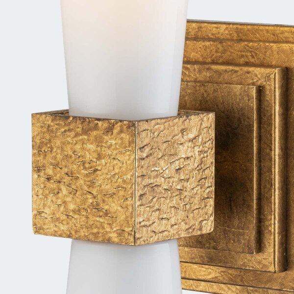 Elstead KRISTY-1WB-DG-OPAL - Аплик KRISTY 1xE27/40W/230V златист