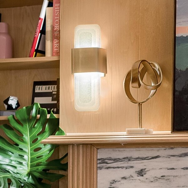 Kichler KL-SERENE-LED-W-NBR - LED Аплик SERENE LED/16W/230V месинг