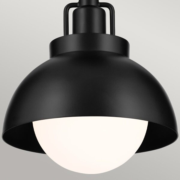 Kichler KL-NIVA-1W-1P-BK - Аплик NIVA 1xE27/40W/230V черен