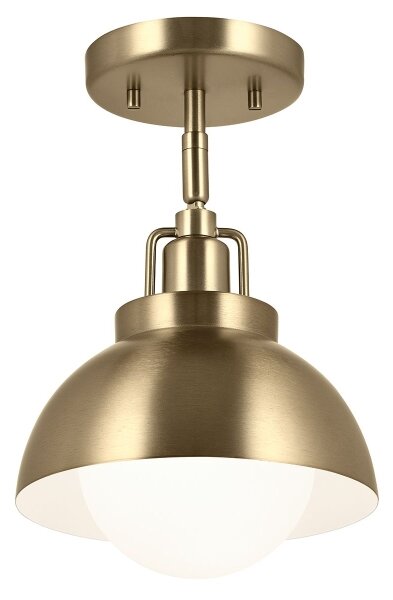 Kichler KL-NIVA-1W-1P-CPZ - Аплик NIVA 1xE27/40W/230V месинг