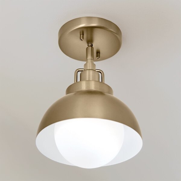 Kichler KL-NIVA-1W-1P-CPZ - Аплик NIVA 1xE27/40W/230V месинг