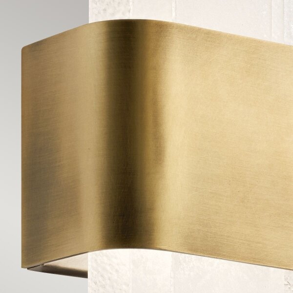 Kichler KL-SERENE-LED-W-NBR - LED Аплик SERENE LED/16W/230V месинг