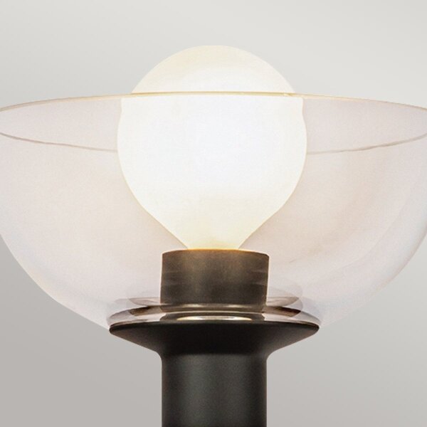 Alora Mood ALM-SYLVIA-1WB-BK-CL - Аплик SYLVIA 1xE14/40W/230V черен