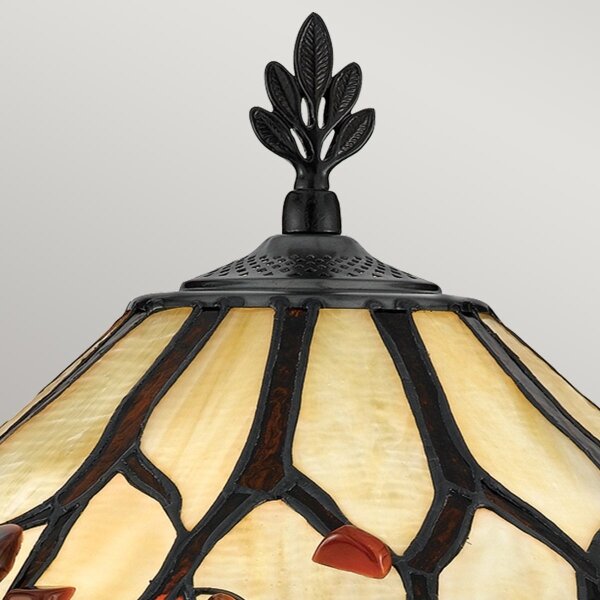 Quoizel QZ-WHISPERING-TL-VB - Настолна лампа Tiffany WHISPERING 2xE27/60W/230V