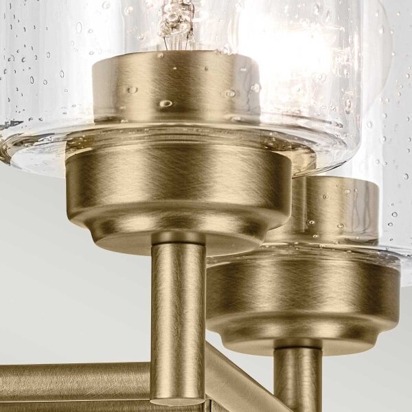 Kichler KL-WINSLOW-2W-NBR - Аплик WINSLOW 2xE27/60W/230V месинг