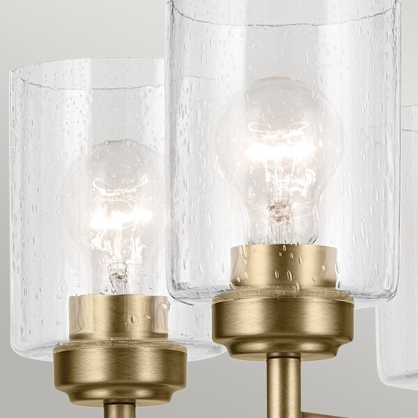Kichler KL-WINSLOW5-NBR - Пендел WINSLOW 5xE27/60W/230V месинг