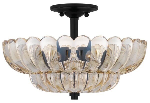Quoizel QZ-WHITECAP-SF-M - Плафон WHITECAP 4xE14/40W/230V Ø 39,5 cm