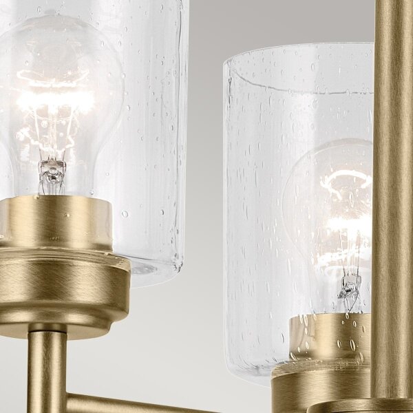 Kichler KL-WINSLOW3-NBR - Пендел WINSLOW 3xE27/60W/230V месинг