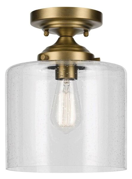 Kichler KL-WINSLOW-SF-NBR-Плафон WINSLOW 1xE27/60W/230V Ø 21,6cm месинг
