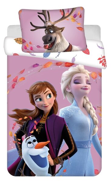 Памучно детско спално бельо 100x135 cm Frozen "Wind" – Jerry Fabrics
