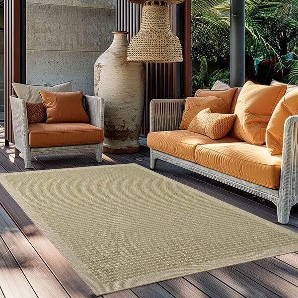 Килим за открито и закрито в цвят каки 60x100 cm Giza 1410 – Ayyildiz Carpets