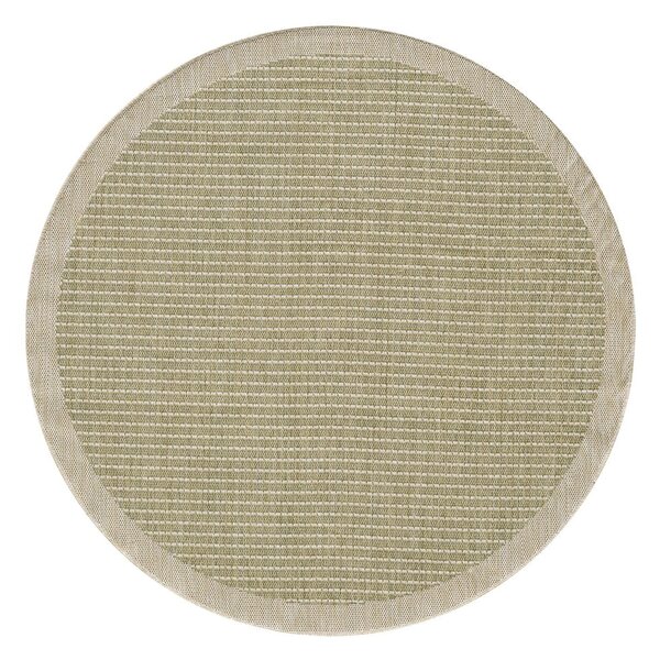 Кръгъл килим за открито и закрито в цвят каки ø 120 cm Giza 1410 – Ayyildiz Carpets