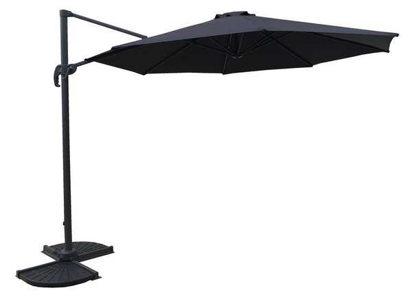 Сив чадър 300x300 cm Deluxe – Garden Pleasure