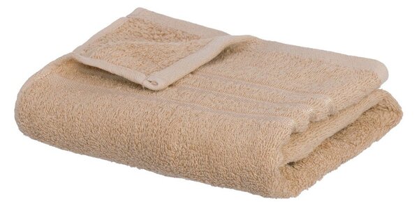 Бежова памучна кърпа от тери 50x100 cm Simple – Casa Selección