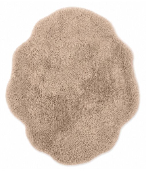 Детски килим в светло естествен цвят 115x140 cm Mammoth – Meowbaby