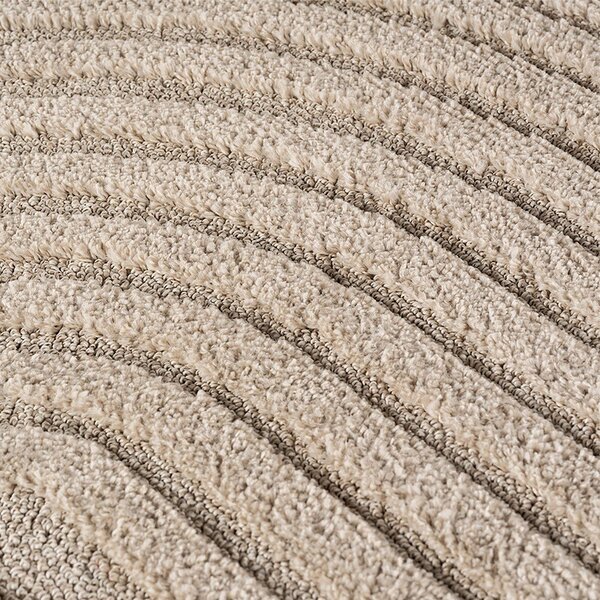 Бежов килим със смес от юта 140x200 cm Art 1122 – Ayyildiz Carpets