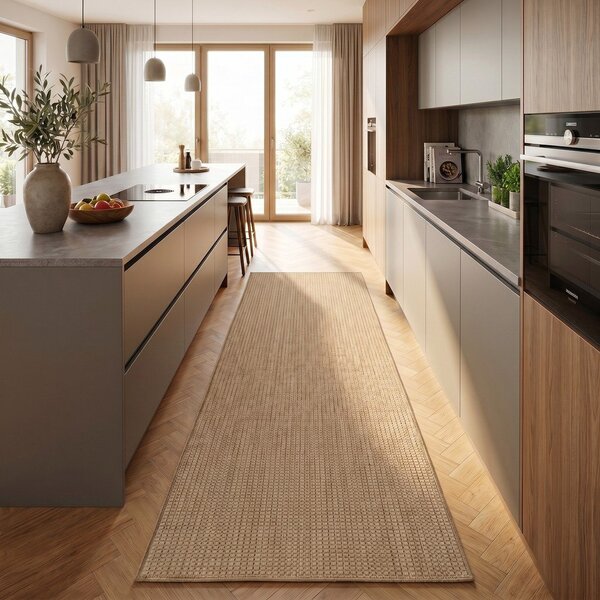 Бежова пътека за открито и закрито 80x250 cm Mira 1450 – Ayyildiz Carpets