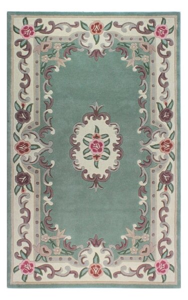 Зелен вълнен килим , 75 x 150 cm Aubusson - Flair Rugs