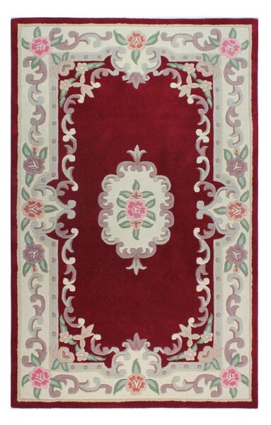 Червен вълнен килим , 75 x 150 cm Aubusson - Flair Rugs