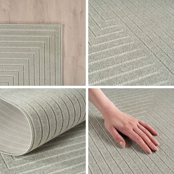 Зелен килим за открито и закрито 120x170 cm Nova 1202 – Ayyildiz Carpets
