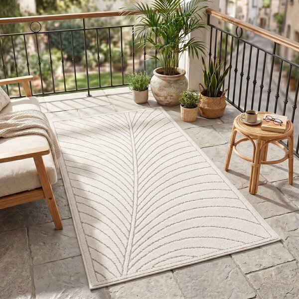 Кремава пътека за открито и закрито 80x250 cm Nova 1204 – Ayyildiz Carpets