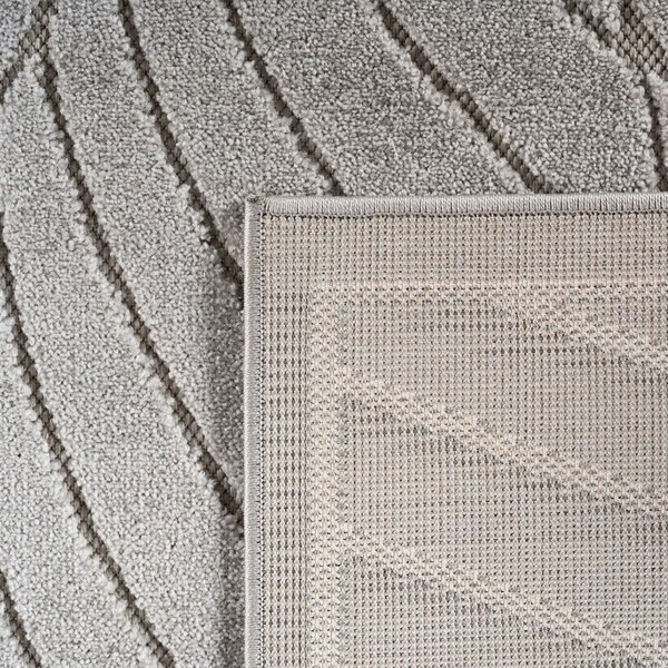 Пътека за открито и закрито в сребрист цвят 80x250 cm Nova 1203 – Ayyildiz Carpets