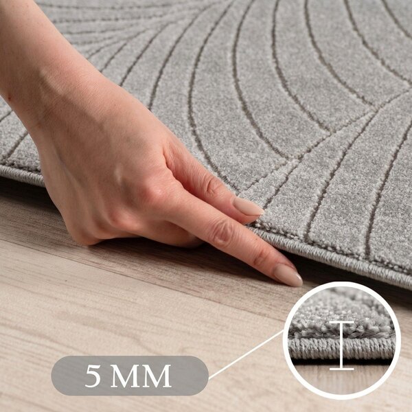 Пътека за открито и закрито в сребрист цвят 80x250 cm Nova 1203 – Ayyildiz Carpets