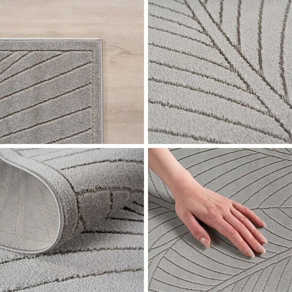 Пътека за открито и закрито в сребрист цвят 80x250 cm Nova 1203 – Ayyildiz Carpets