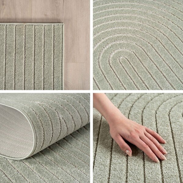 Зелен килим за открито и закрито 80x150 cm Nova 1201 – Ayyildiz Carpets