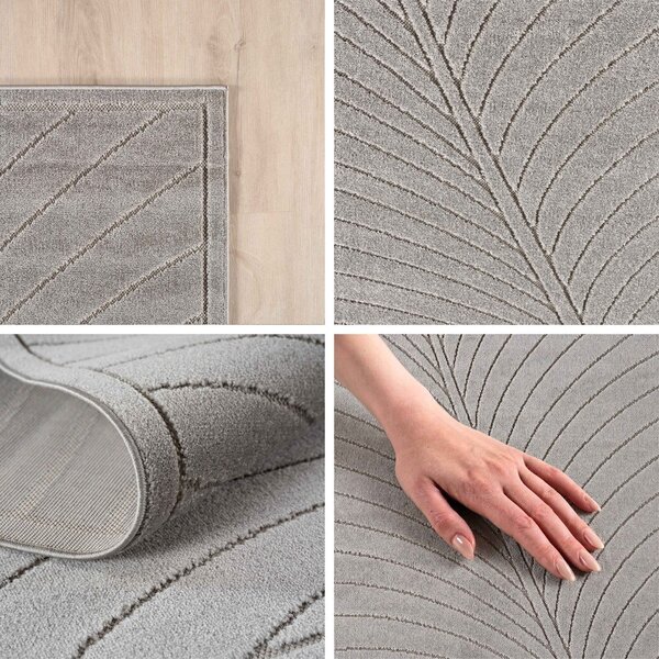 Пътека за открито и закрито в сребрист цвят 80x250 cm Nova 1204 – Ayyildiz Carpets
