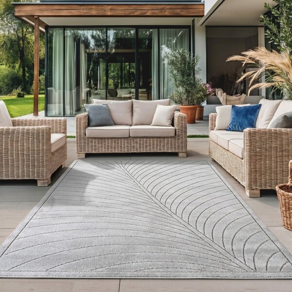 Килим за открито и закрито в сребрист цвят 140x200 cm Nova 1204 – Ayyildiz Carpets